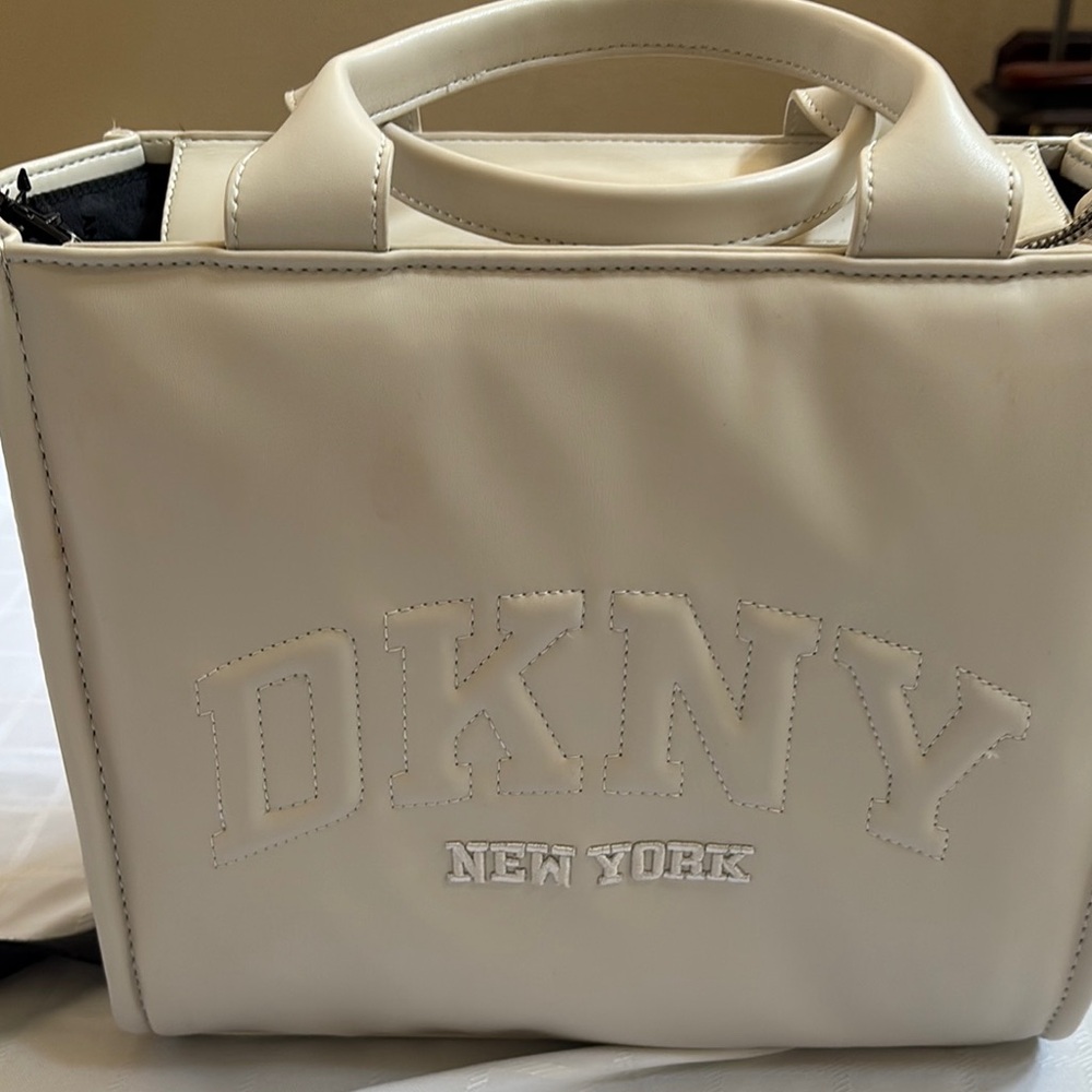 DKNY Cream Tote Bag